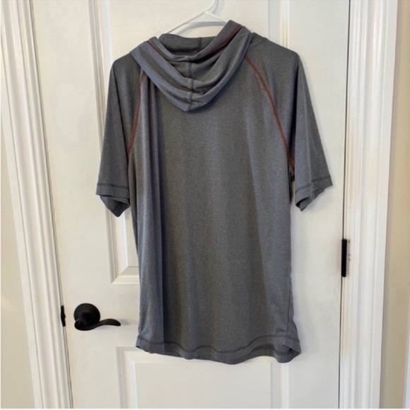 Fanatics Longhorn Austin Texas Gray Short Sleeve Hooded T-Shirt Mens L NWOT - Picture 7 of 11